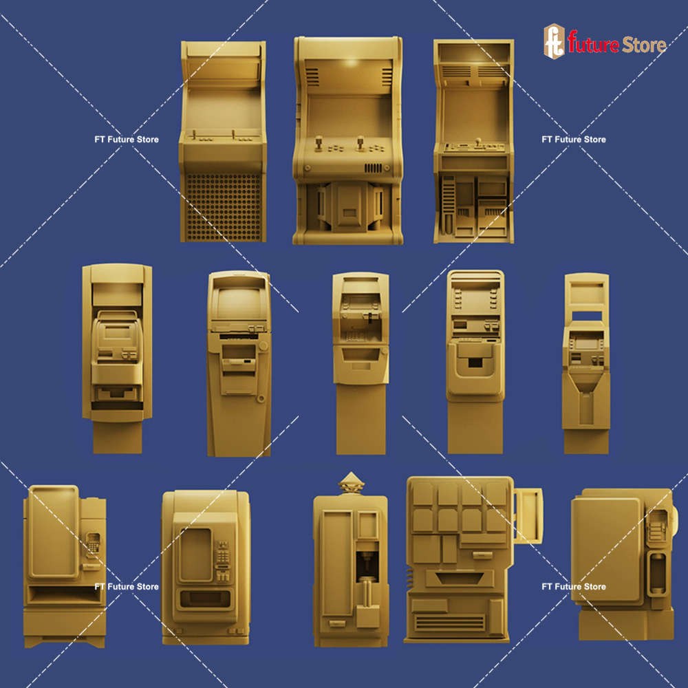 Arcade Vending Machines - نموذج مصغر ثلاثي الأبعاد بمقياس 1/64
