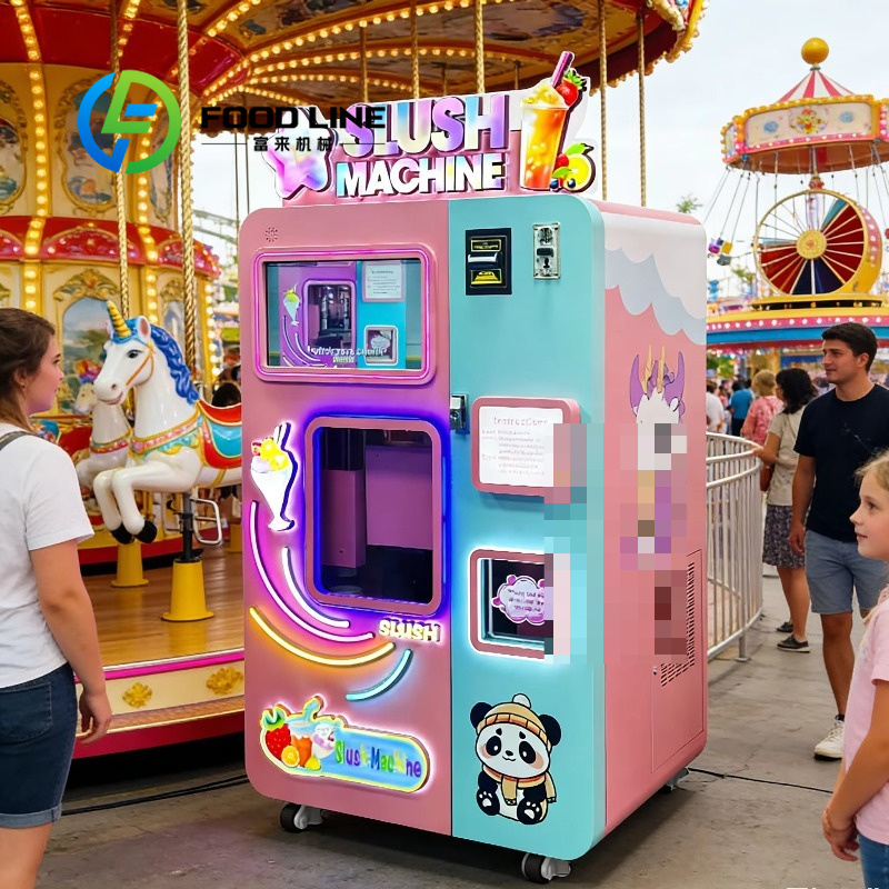 ماكينة بيع السلاش الجاهزة متوا - مراجعة Slushie Machine Vending وسعره