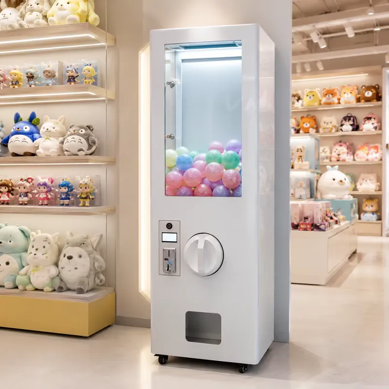 ماكينة بيع كبسولات صغيرة تعمل  - مراجعة Prize Capsule Toy Machine وسعره