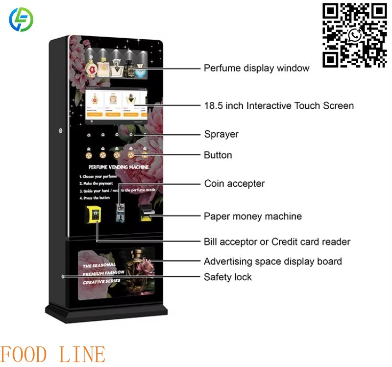 آلة بيع العطور الذكية المثبتة  - مراجعة Commercial Vending Machine وسعره